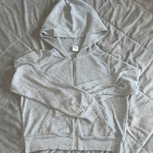 ARITZIA waffle knit zip up - tna